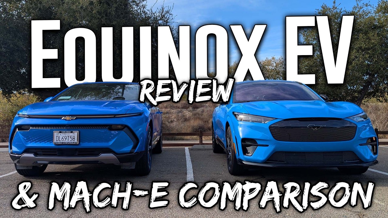 Chevy Equinox EV 2LT Review & Comparison to our Mustang Mach-E