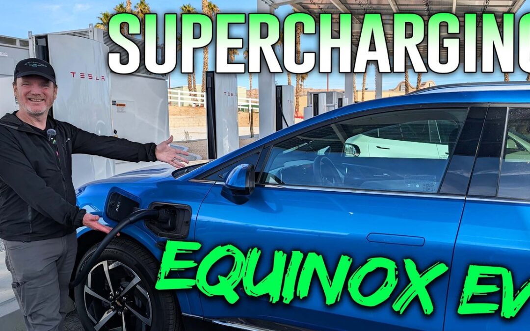 How to Supercharge an Equinox EV / Charging demo at the World’s Largest Tesla Supercharger
