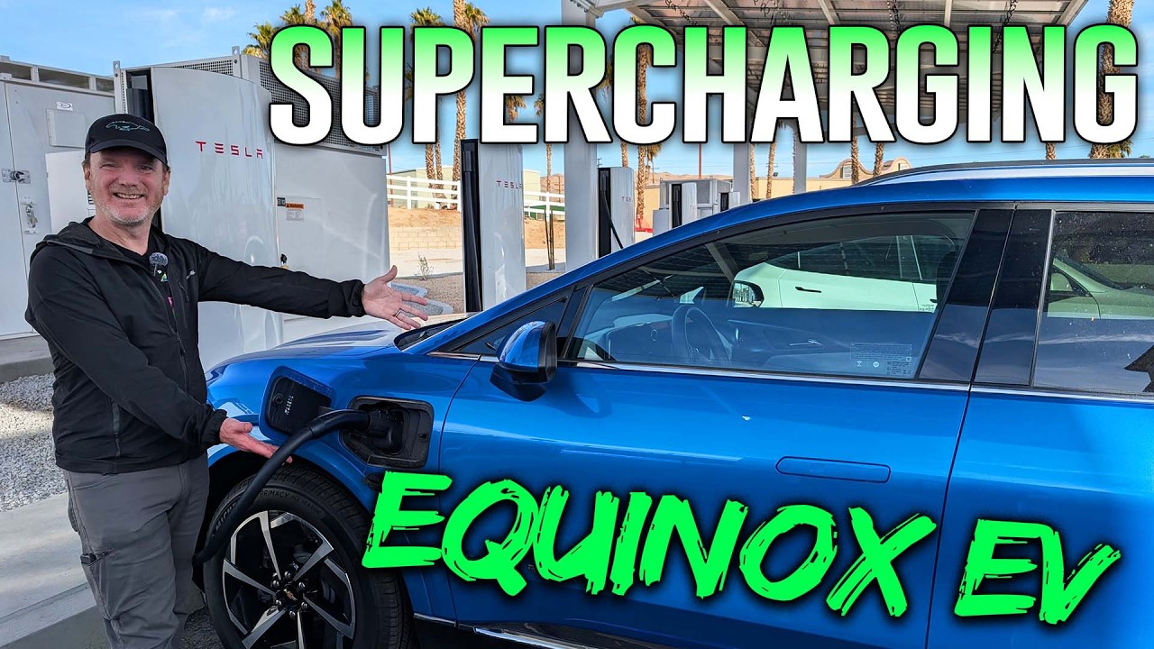 How to Supercharge an Equinox EV / Charging demo at the World’s Largest Tesla Supercharger