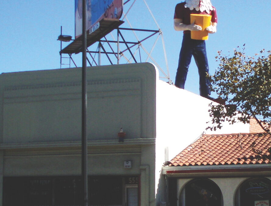 Chicken Boy Muffler Man, La Fuente Restaurant