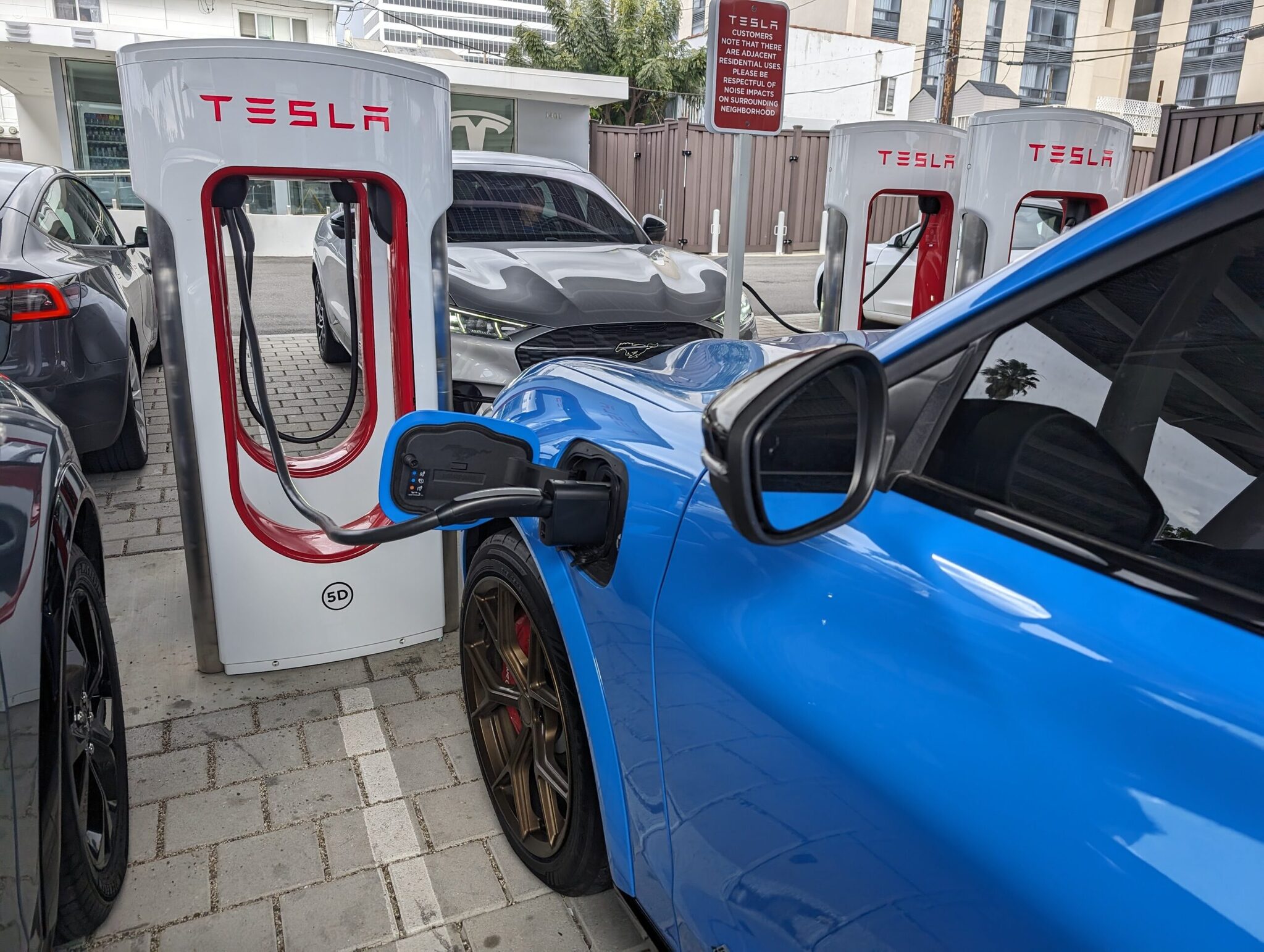 Tesla Supercharger Station