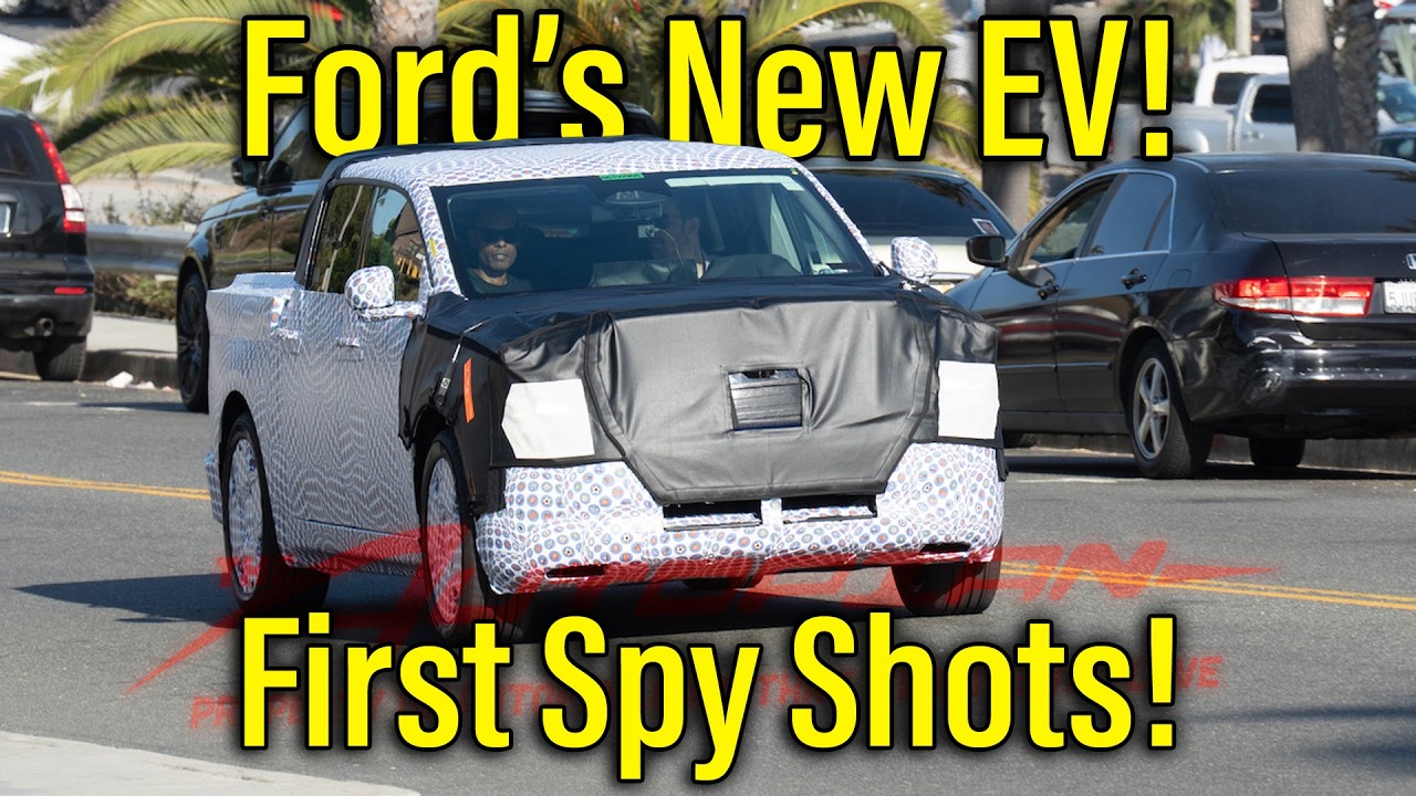 First SPY SHOTS of Ford’s $30k EV Truck!!!