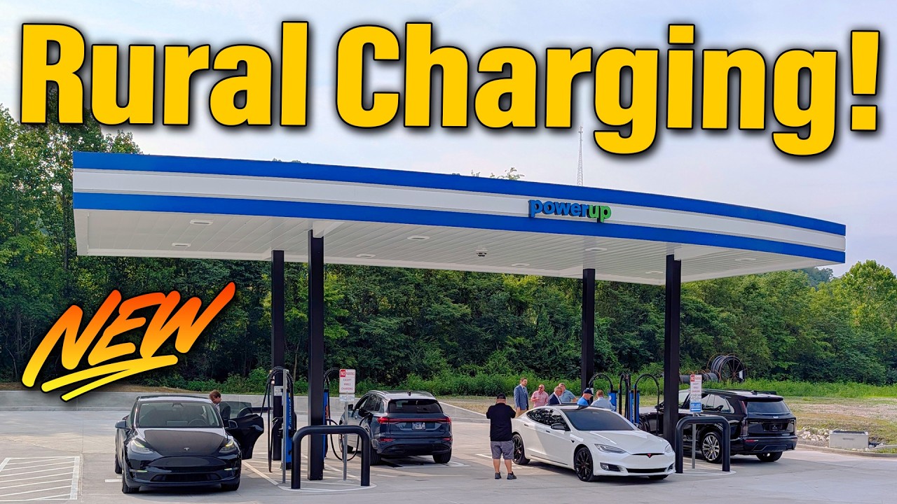 Rural EV Charging Solved? Inside PowerUp America’s first NEVI charging station!