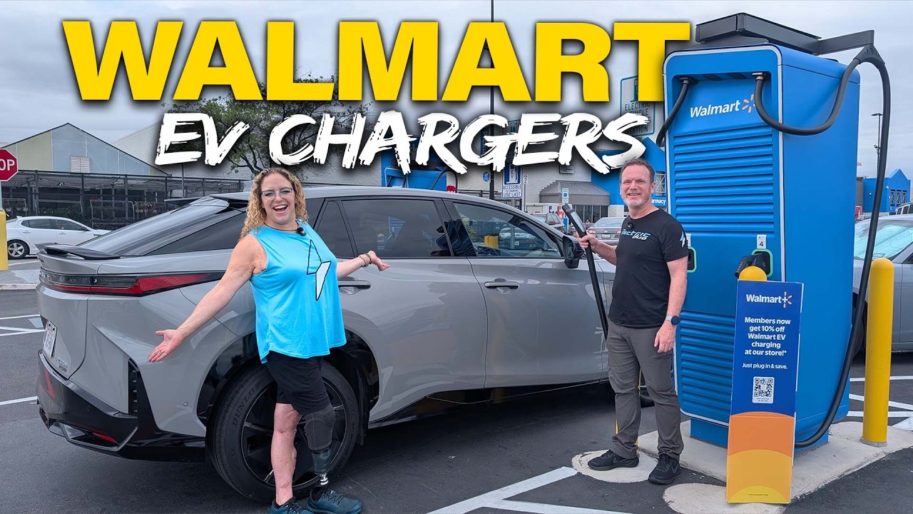 We finally tested the new Walmart EV chargers!